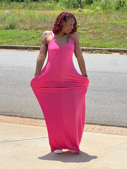 Pink Maxi Dress