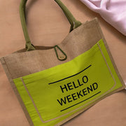Green Weekend Bag