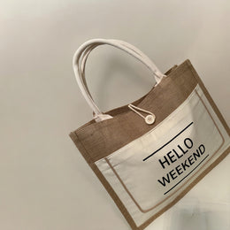 White Weekend Bag